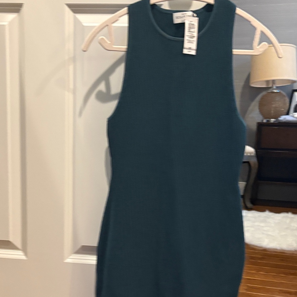 Aritzia Teal Mini Dress